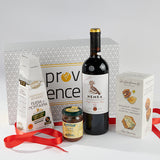 Cheese & wine gift box