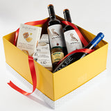 Cheese & 2 wines gift box